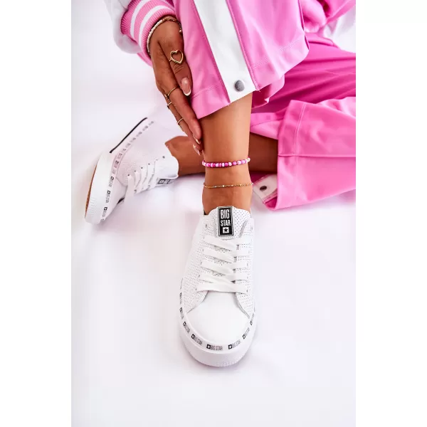  Дамски кецове BIG STAR SHOES FF274024 БЯЛО 