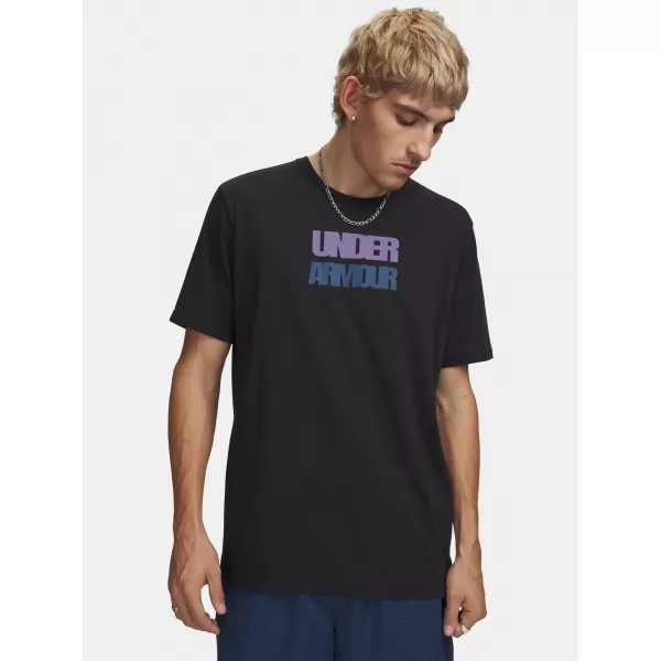  Мъжка тениска UNDER ARMOUR M BLOCK LOGO SS 6009250-001 ЧЕРЕН 