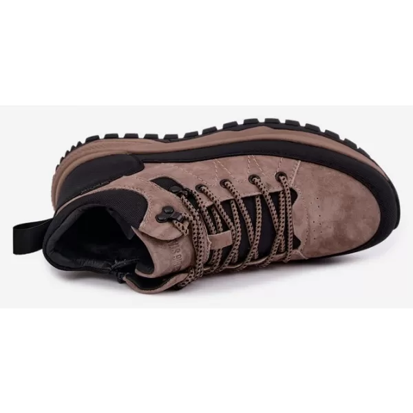  Мъжки зимни боти BIG STAR SHOES UU174247 БЕЖОВО 