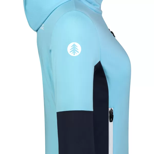  Дамски суичър powerfleece NORDBLANC RAVINE NBSFL8336 СВЕТЛО СИНЬО 
