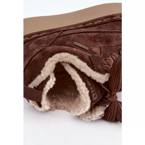  Дамски обувки BIG STAR SHOES UU274188 КАФЯВИ/БЕЖОВИ СЕНКИ 