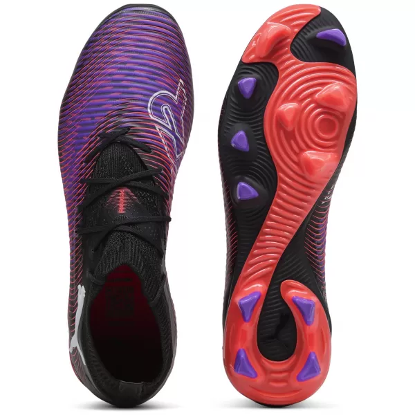  Футболни обувки PUMA FUTURE 8 PRO FG/AG 108139-01 ЧЕРНО/БЯЛО/СВЕТЕЩО ЧЕРВЕНО 