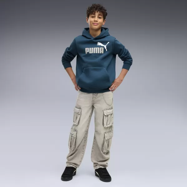 Детски суичър PUMA ESS 2 COLOR NO. 1 LOGO HOODIE FL B 68582236 СРЕДНОЩЕН БЕНЗИН 
