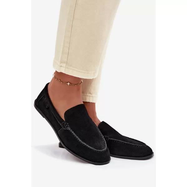  Дамски мокасини BIG STAR SHOES TT274209 ЧЕРЕН 