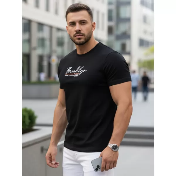  Мъжка тениска DSTREET RX5403 ЧЕРЕН 