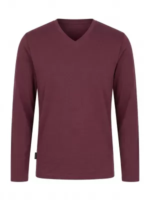 Мъжка тениска OMBRE L171 БОРДО
