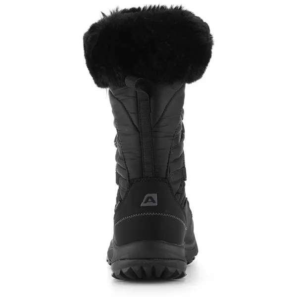 Дамски зимни боти ALPINE PRO LEWRA ЧЕРЕН 
