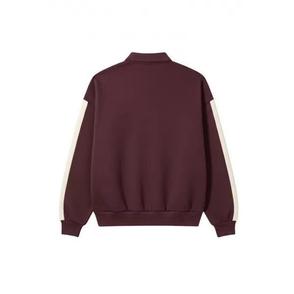  Мъжка тениска с яка URBAN CLASSICS TB8595-01151 ЧЕРЕША 