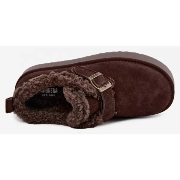  Дамски снежни човеци BIG STAR SHOES UU274319 КАФЯВО/БЕЖОВО 