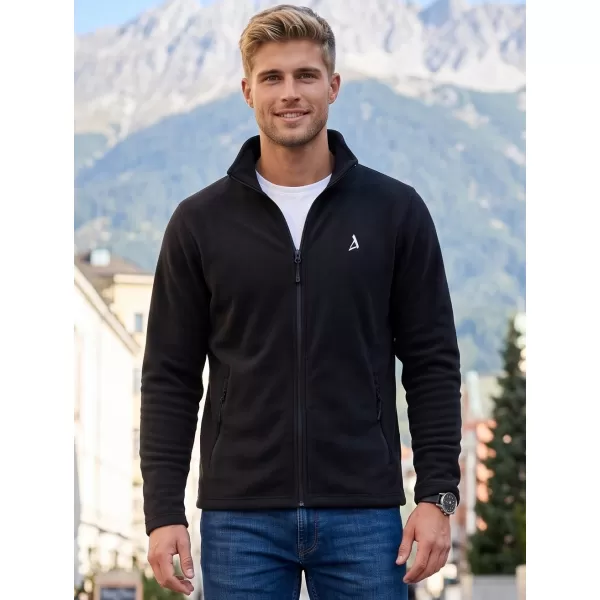  Мъжки поларен суичър ALTISPORT ALM002852 ЧЕРНО И СРЕБРИСТО 
