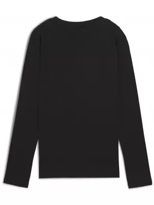 Дамска тениска PUMA ESS SMALL NO. 1 LOGO LONGSLEEVE TEE 682380-01 ПУМА ЧЕРНА