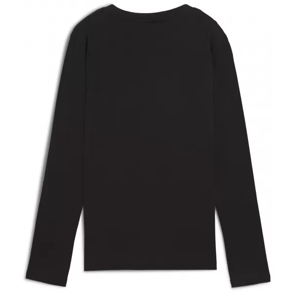  Дамска тениска PUMA ESS SMALL NO. 1 LOGO LONGSLEEVE TEE 682380-01 ПУМА ЧЕРНА 