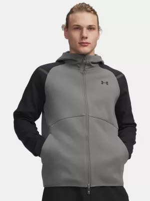 Мъжки суичър UNDER ARMOUR UNSTOPPABLE FLC FZ HD EU 1389352-709 ЗЕЛЕНО