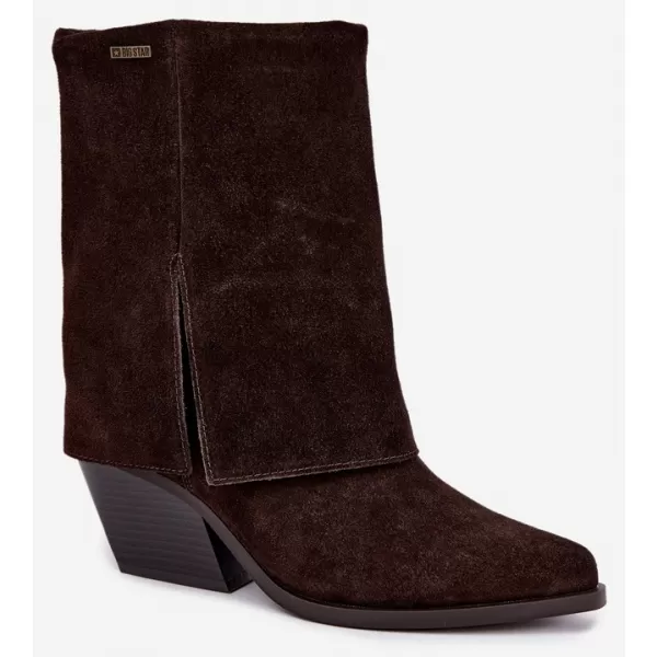  Дамски боти BIG STAR SHOES UU274115 КАФЯВИ/БЕЖОВИ СЕНКИ 