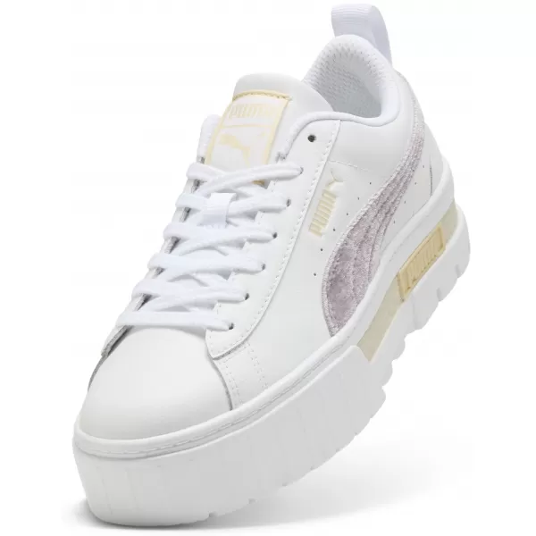  Дамски кецове PUMA MAYZE VELVET DREAM WNS 403326-01 ПУМА БЯЛО/СЛИВОВО СЛАДКО 