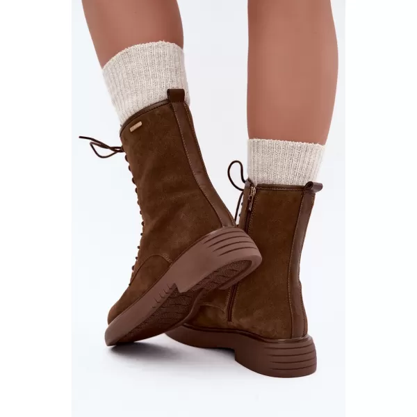  Дамски обувки BIG STAR SHOES UU274611 КАФЯВО/БЕЖОВО 