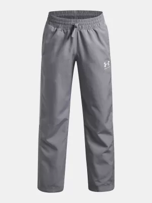 Панталони за момчета UNDER ARMOUR UA B RIVAL WVN PANT 1390155-035 СИВО