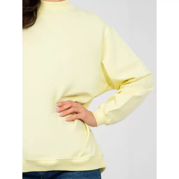  Дамски суичър BASIC FEEL GOOD RV-BL-5185.93P ЯРКО ЖЪЛТО 