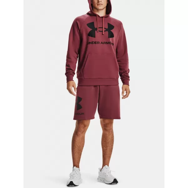  Мъжки суичър UNDER ARMOUR RIVAL FLEECE BIG LOGO HD 1357093-652 ЧЕРВЕНО 