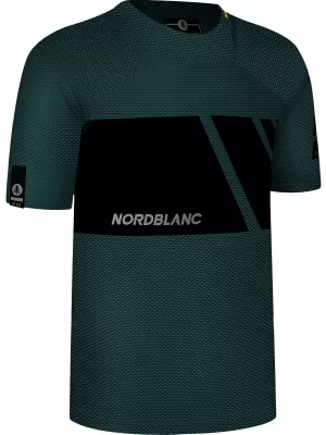 Мъжка функционална тениска за колоездене NORDBLANC MUD NBSMF8083 ЗЕЛЕНО
