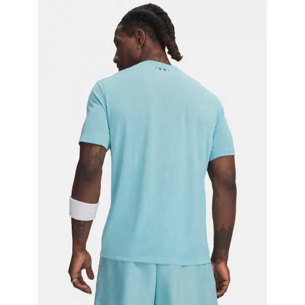  Мъжка тениска UNDER ARMOUR UA TECH PLAY SHORT SLEEVE 6009833-425 СИНЬО 