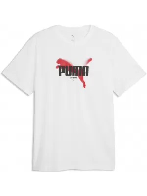 Мъжка тениска PUMA GRAPHICS TEE 69435502 БЯЛА ПУМА