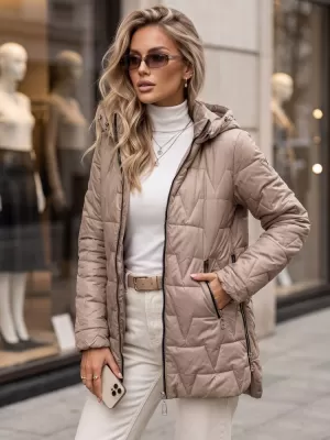 Дамско яке DSTREET TY5793 КАРАМЕЛ
