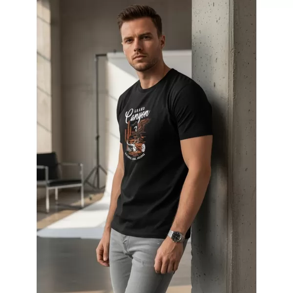 Мъжка тениска DSTREET NX059R ЧЕРЕН 