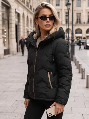 Дамско яке DSTREET TY5943 ЧЕРЕН