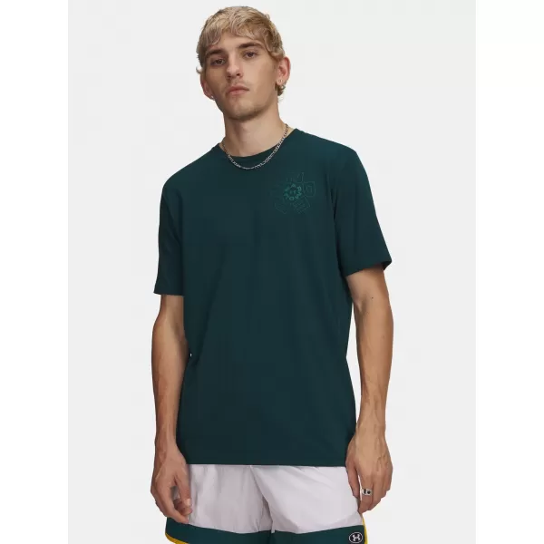  Мъжка тениска UNDER ARMOUR M RADIAL WM SS 6009264-919 ЗЕЛЕНО 
