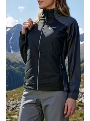 Дамски суичър ALPINE PRO JORWA 2 ЧЕРЕН