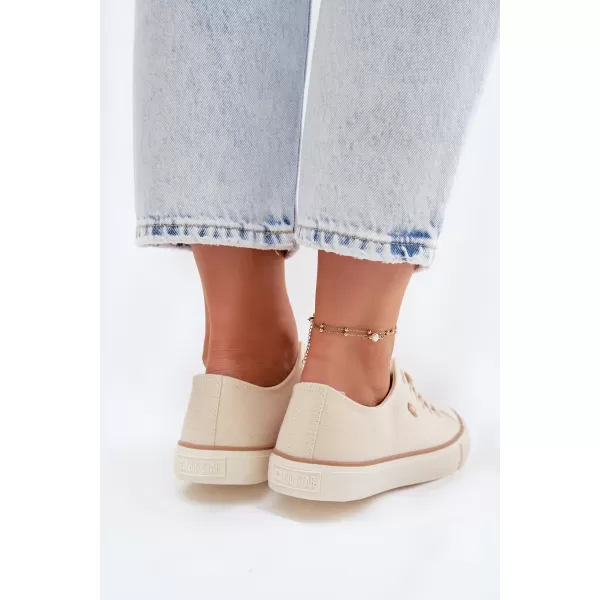  Дамски кецове BIG STAR SHOES TT274773 БЕЖОВО 