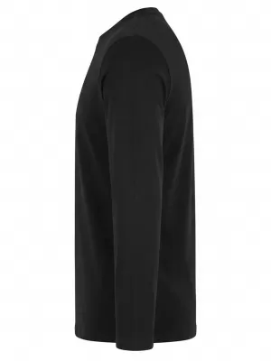 Мъжка тениска OMBRE L175 ЧЕРЕН