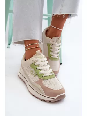Дамски кецове BIG STAR SHOES NN274A091 БЕЖОВО