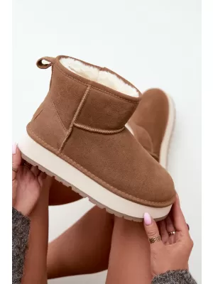 Дамски обувки BIG STAR SHOES UU274692 КАФЯВО/БЕЖОВО