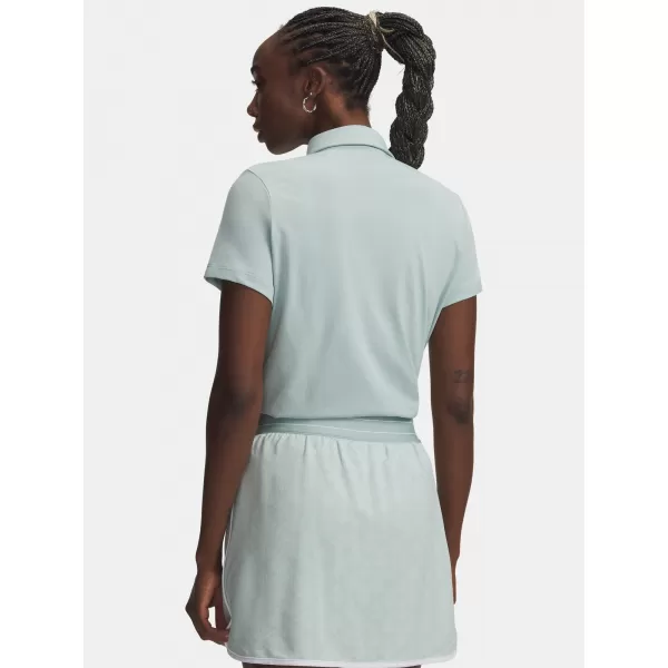  Дамска тениска UNDER ARMOUR UA ARMOURDRY SS POLO 6009805-477 СИНЬО 
