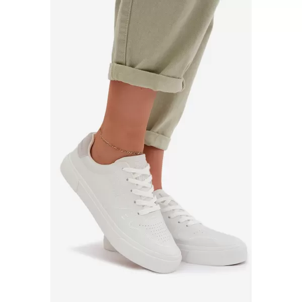  Дамски кецове BIG STAR SHOES TT274008 БЯЛО 
