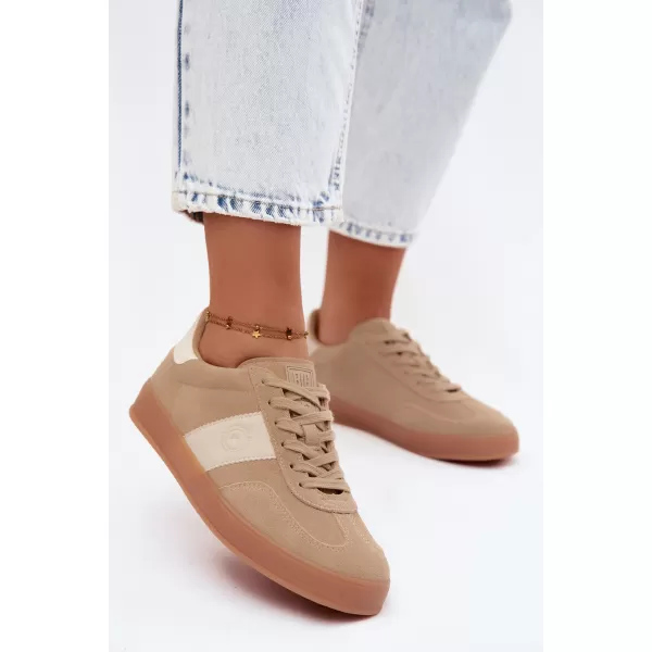  Дамски кецове BIG STAR SHOES UU274009 БЕЖОВО 