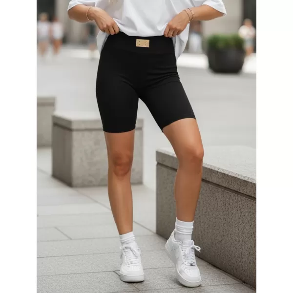  Дамски шорти DSTREET SY0557 ЧЕРЕН 