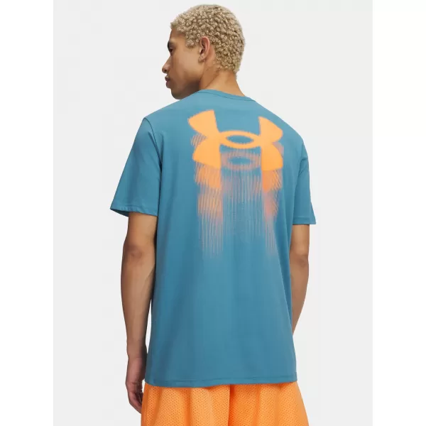  Мъжка тениска UNDER ARMOUR M BLUR LOGO SS 6009245-466 СИНЬО 