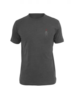 Мъжка тениска URBAN CLASSICS TB8997-00091 ВЪГЛЕН