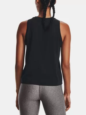 Дамски потник UNDER ARMOUR UA ESSENTIAL CTTN STRCH TANK 1376959-001 ЧЕРЕН