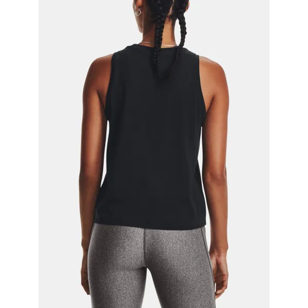  Дамски потник UNDER ARMOUR UA ESSENTIAL CTTN STRCH TANK 1376959-001 ЧЕРЕН 