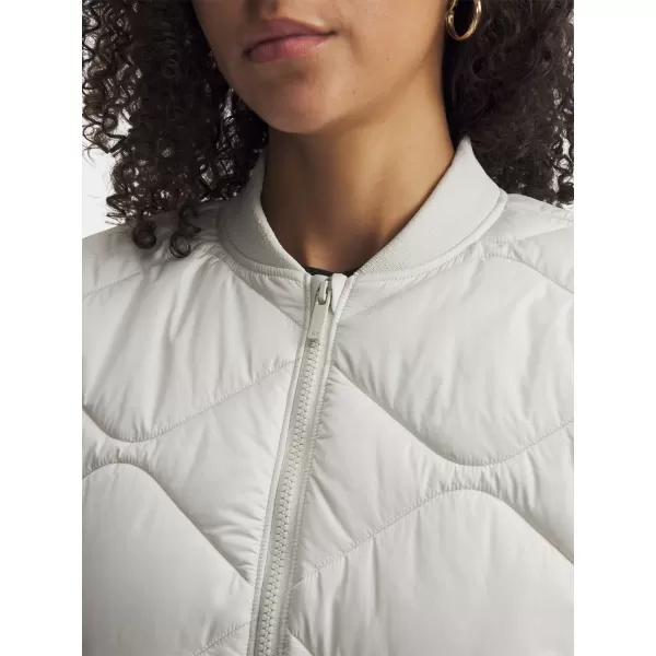  Дамско бомбър яке UNDER ARMOUR HERITAGE BOMBER 6000638-110 БЯЛО 