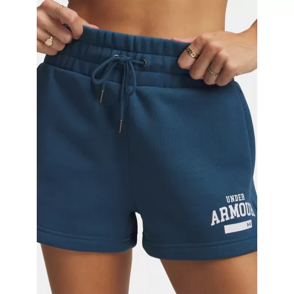  Дамски шорти UNDER ARMOUR ICON FLC NOV SHORT 6010982-498 СИНЬО 