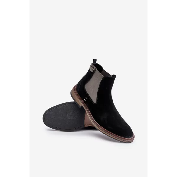  Мъжки обувки BIG STAR SHOES OO174154 ЧЕРЕН 