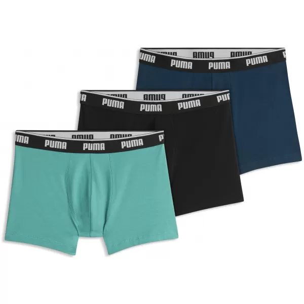  Мъжки боксерки PUMA MEN BOXERS 3P 94713011 ЗЕЛЕНО КОМБО 