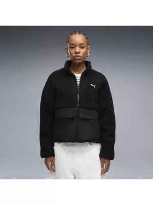 Дамско яке PUMA RE:FIBRE SHERPA JACKET W 69456701 ПУМА ЧЕРНА