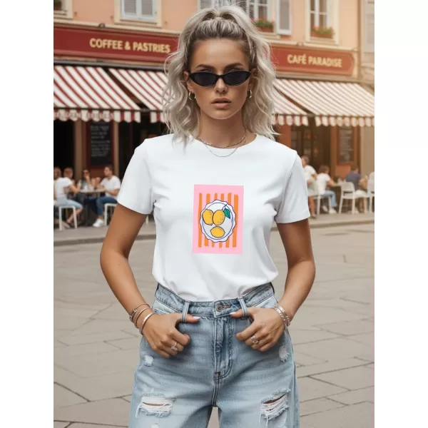  Дамска тениска DSTREET NX8040RY-WH БЯЛО 