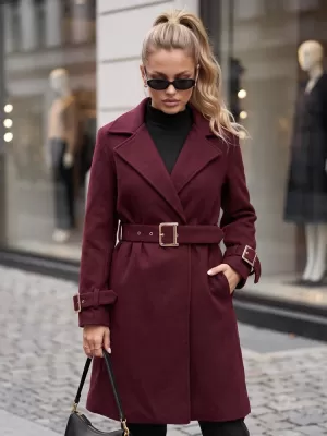 Дамско палто DSTREET NY0786 БОРДО